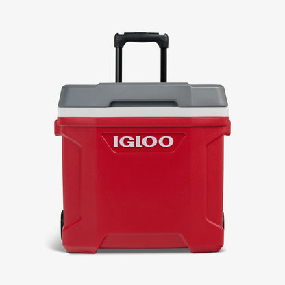 IGLOO Latitude 30 Qt Roller Cooler (Red)
