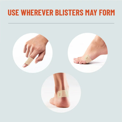 KT Health Blister Prevention Tape | 30 Pre-Cut Strips | KT Tape | Prevention Tape