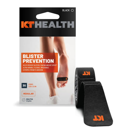 KT Health Blister Prevention Tape | 30 Pre-Cut Strips | KT Tape | Prevention Tape