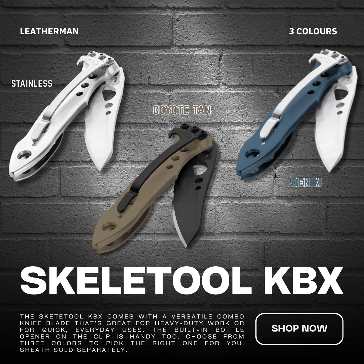 LEATHERMAN SKELETOOL KBX
