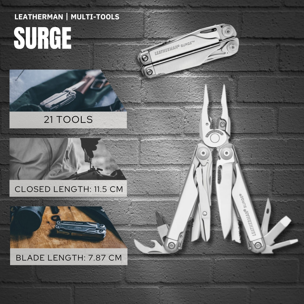LEATHERMAN SURGE (Stainless)