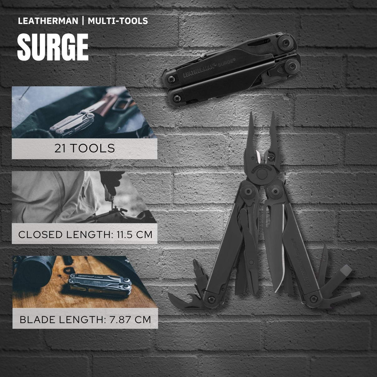 LEATHERMAN SURGE (Black)