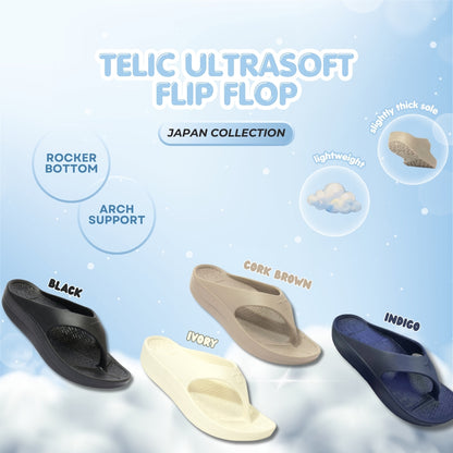 Telic Ultrasoft Flip Flop (Japan Collection)  | Recovery Footwear | Arch Support | Plantar Fasciitis