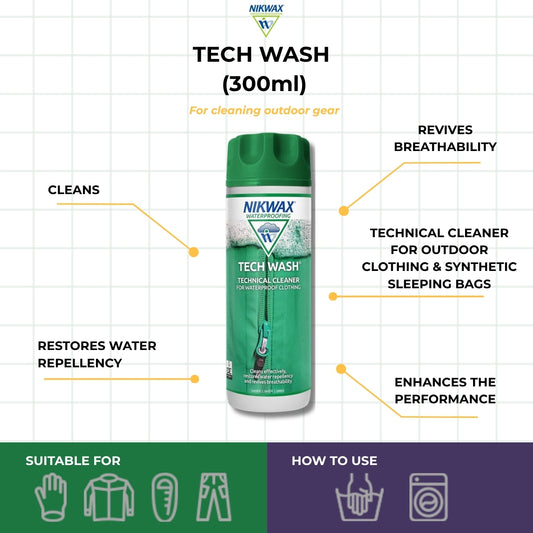 NIKWAX Tech Wash 300ml | Detergent