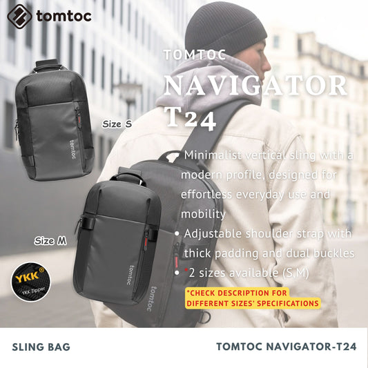 Tomtoc Navigator-T24 Sling Bag | 5L - 7L | 11 inch - 14 inch