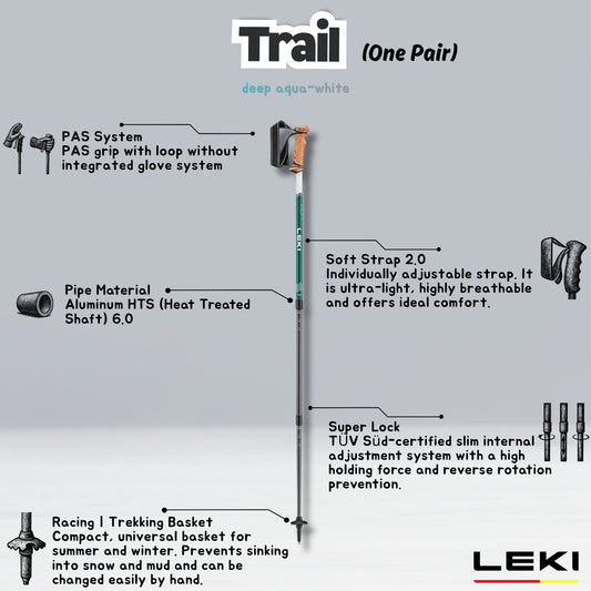 Leki Trail (One Pair) | Hiking Pole