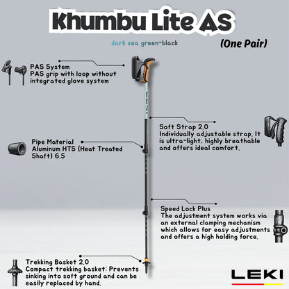 LEKI KHUMBU LITE ANTISHOCK (One Pair)