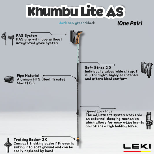 LEKI KHUMBU LITE ANTISHOCK (One Pair)