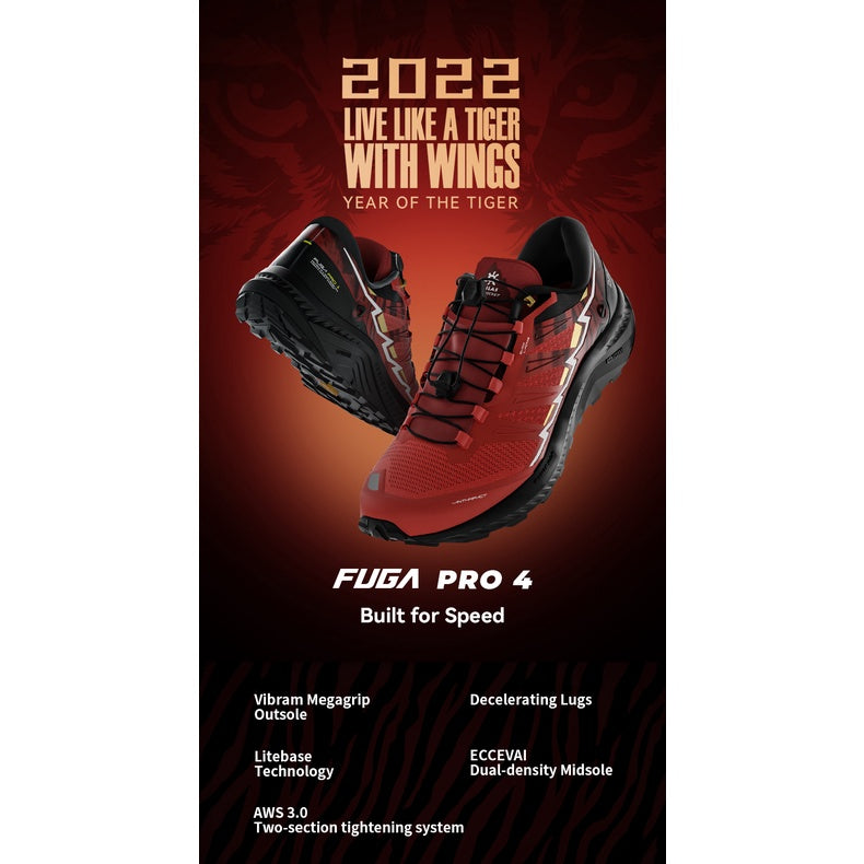 Kailas Fuga Pro 4 Trail Running Shoes Men [FLAME RED]