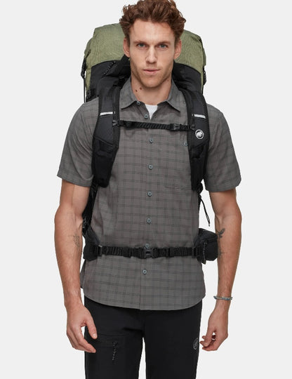 MAMMUT Ducan Spine 70-80 Hiking Backpack (Marsh-black)