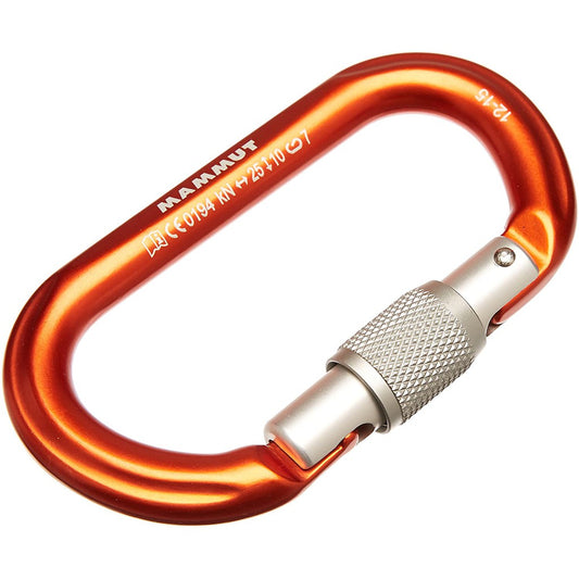 MAMMUT Wall Oval Screw Gate (Orange)