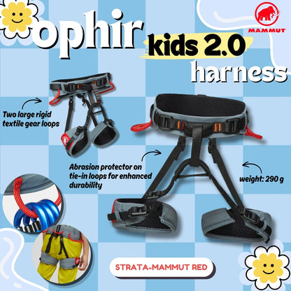 MAMMUT Ophir Kids 2.0 Harness (Strata-mammut red)