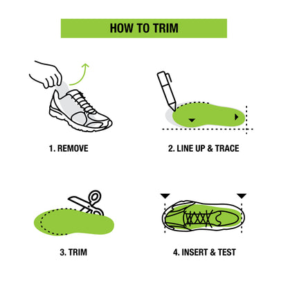 SUPERFEET CARBON INSOLES (TRIM-TO-FIT)(Carbon Fiber Performance)