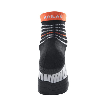 Kailas Low-cut Polygiene Women's Trail Running Socks (Black Gray)