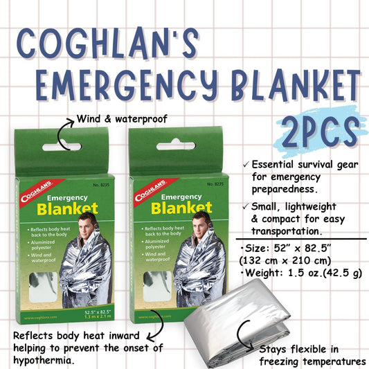 Coghlan's Emergency Blanket - 2pcs