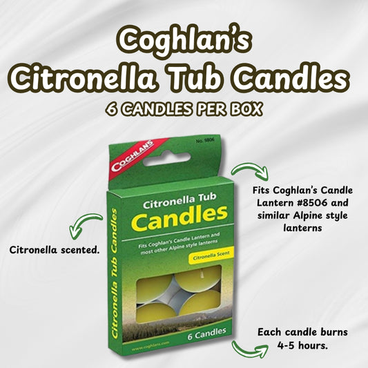 Coghlan’s Citronella Tub Candles