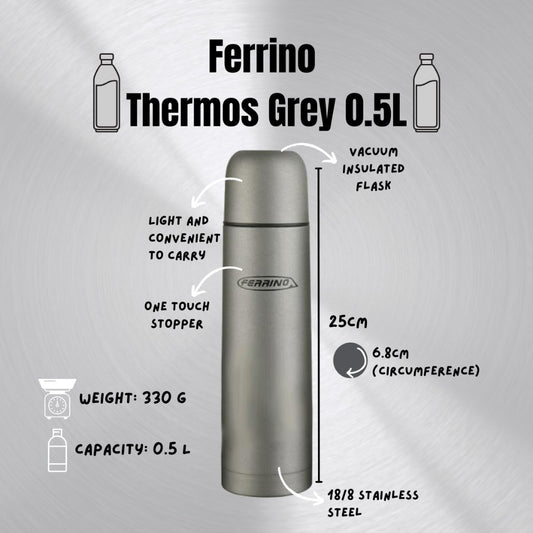 Ferrino Thermos Grey 0.5L