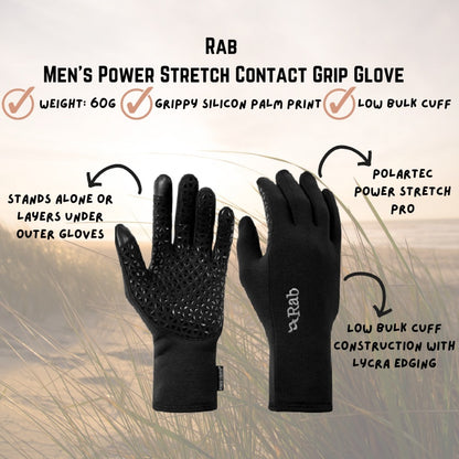 Rab Men's Power Stretch Contact Grip Glove