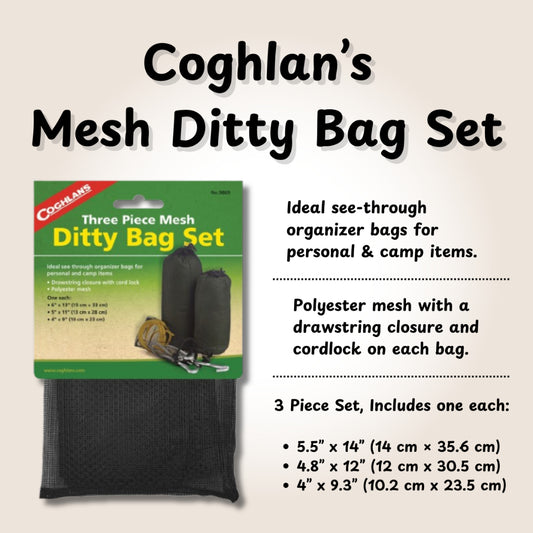 Coghlan's Mesh Ditty Bag Set