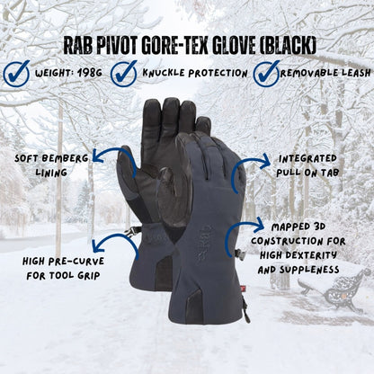 RAB Pivot GORE-TEX® Glove (Black)