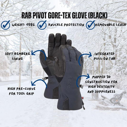 RAB Pivot GORE-TEX® Glove (Black)