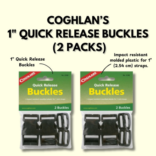 Coghlan's 1" Quick Release Buckles (2 Packs)