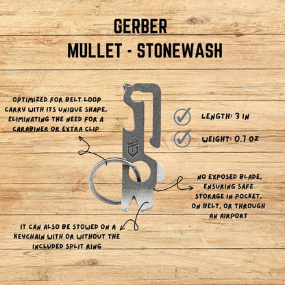 GERBER MULLET - STONEWASH