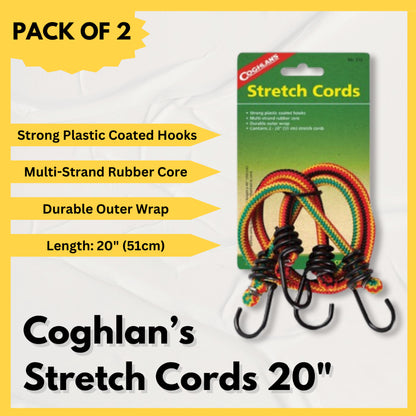 Coghlan's Stretch Cords 20" (Pack of 2)