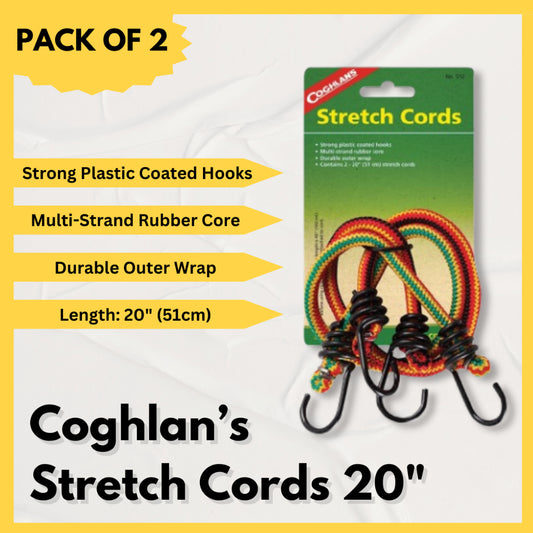 Coghlan's Stretch Cords 20" (Pack of 2)