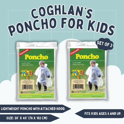Coghlan's Poncho for Kids (Set of 2)