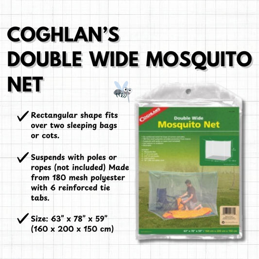 Coghlan’s Double Wide Mosquito Net