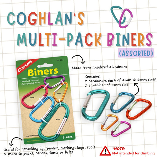 Coghlan's Multi-Pack Biners (Assorted)