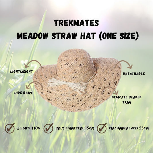Trekmates Meadow Straw Hat (One Size)