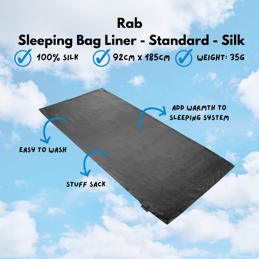 Rab Sleeping Bag Liner - Standard - Silk