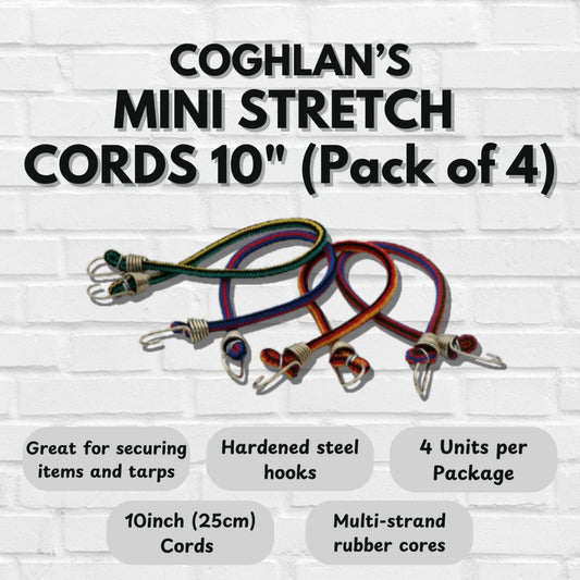 Coghlan's Mini Stretch Cord 10" (Pack of 4)