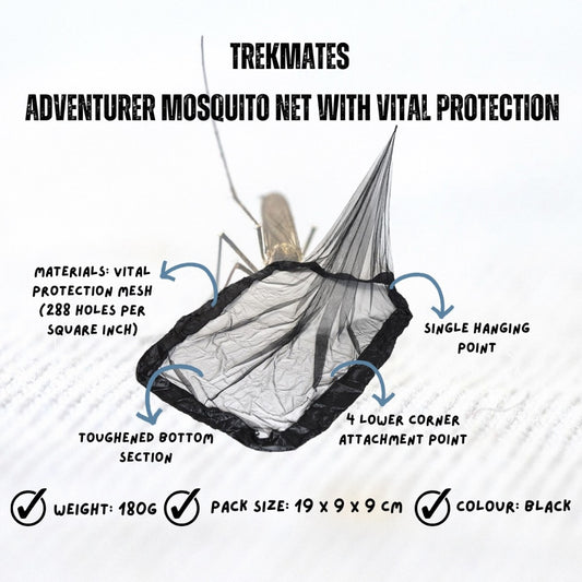 Trekmates Adventurer Mosquito Net with Vital Protection