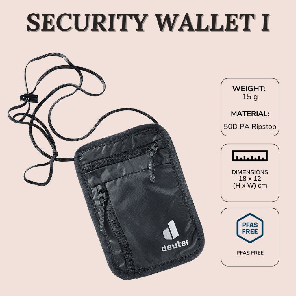 DEUTER SECURITY WALLET I | Lightweight