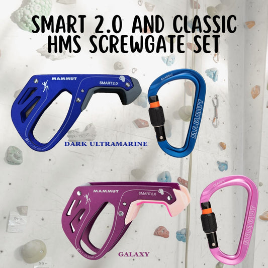 Mammut Smart 2.0 AND Classic HMS Screwgate Set