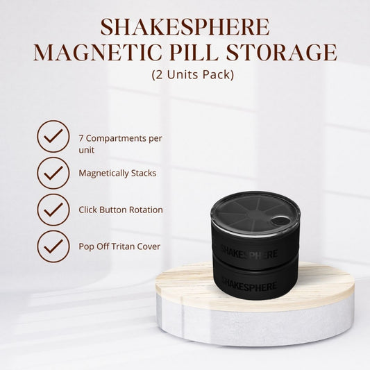 ShakeSphere Magnetic Pill Storage (2 Units Pack)