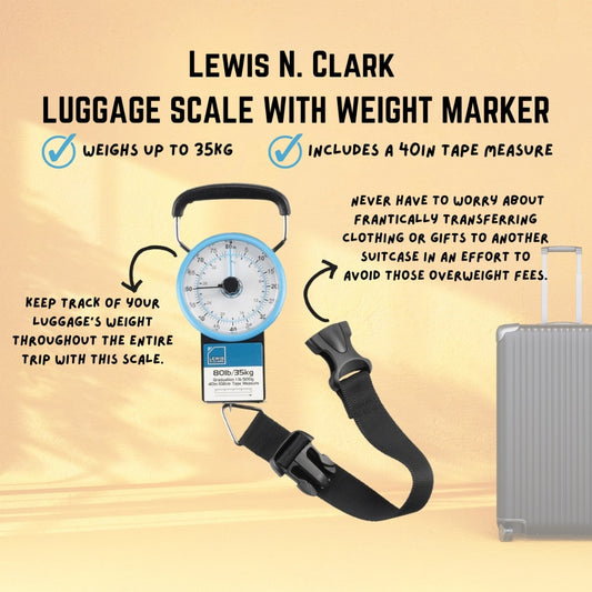 Lewis N. Clark LUGGAGE SCALE WITH WEIGHT MARKER