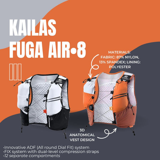 Kailas Fuga Air·8 III Trail Running Hydration Vest Pack 8L