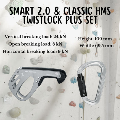 MAMMUT Smart 2.0 & Classic HMS Twistlock Plus SET