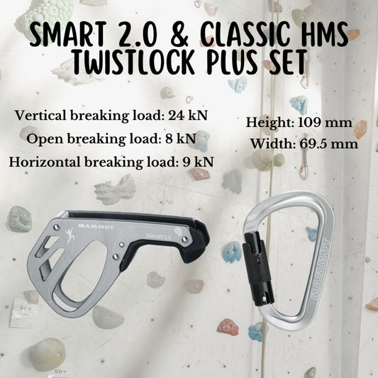 MAMMUT Smart 2.0 & Classic HMS Twistlock Plus SET
