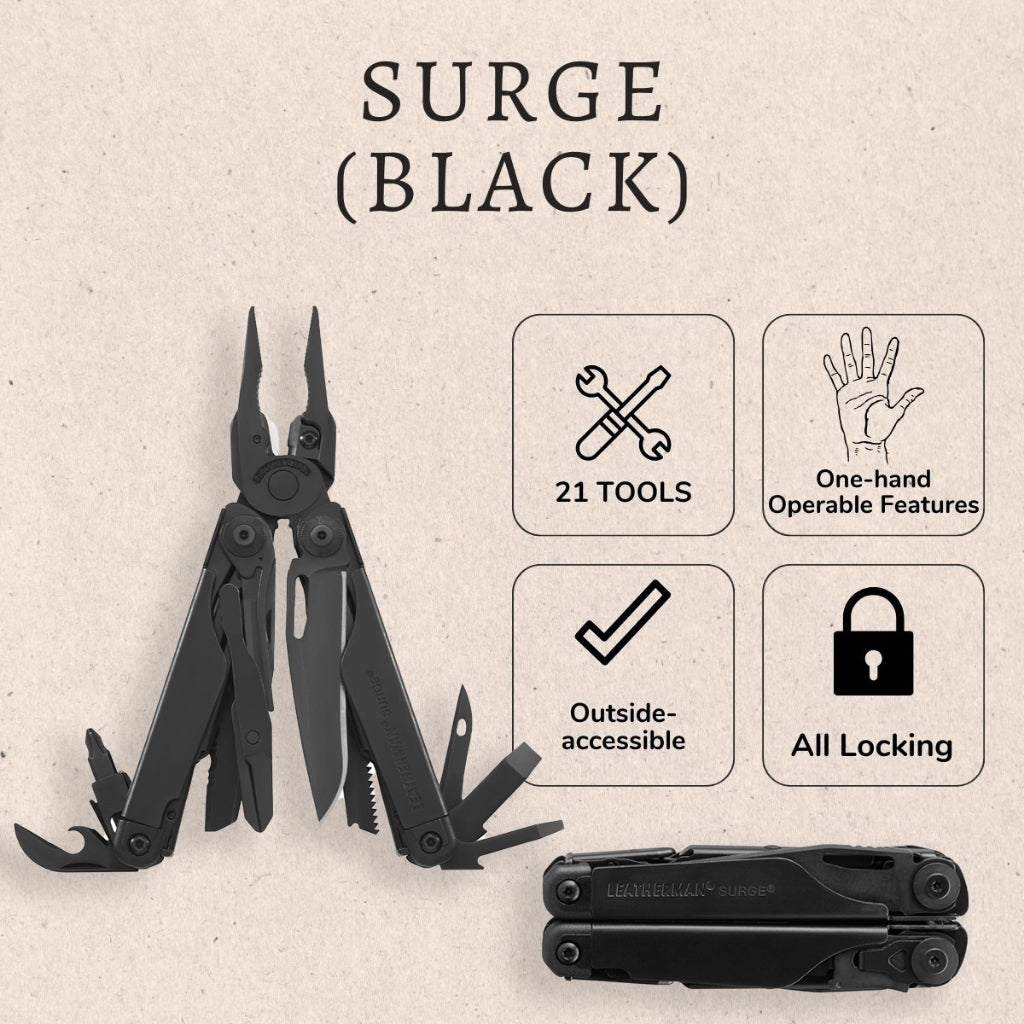 LEATHERMAN SURGE (Black)