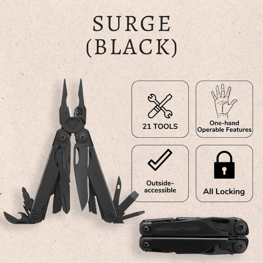 LEATHERMAN SURGE (Black)