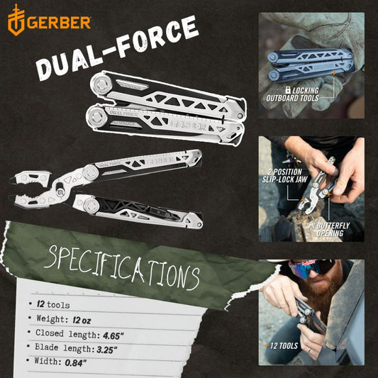 GERBER DUAL-FORCE MULTI-TOOL