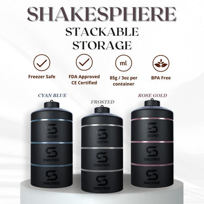 ShakeSphere Stackable Storage | Powder Container