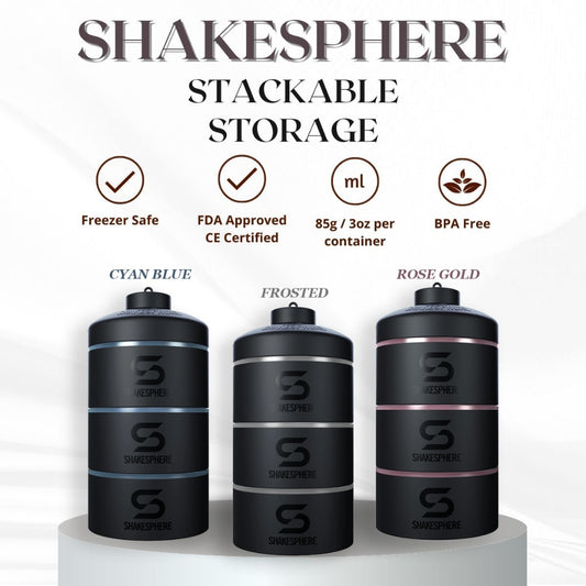 ShakeSphere Stackable Storage | Powder Container