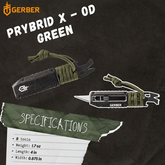 GERBER PRYBRID X - OD GREEN