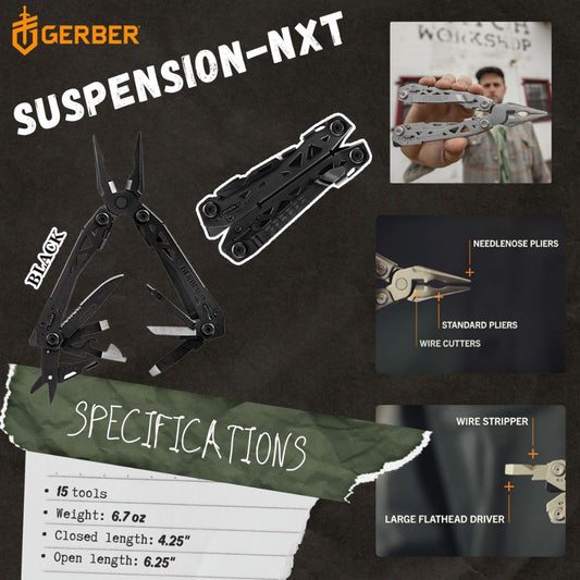 GERBER SUSPENSION-NXT MULTI-TOOL (Black)